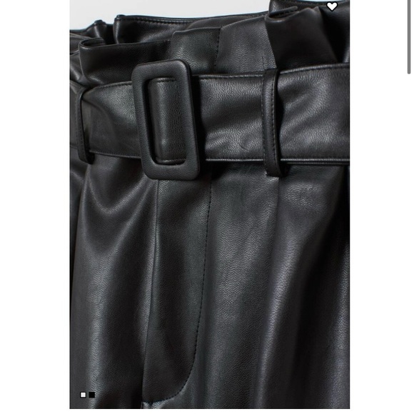 H&M Faux Leather Pants Size 2 - Picture 2 of 15